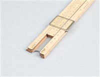 日本製「HEMMI公司SUN No.47」竹製計算尺組藏品圖，第4張